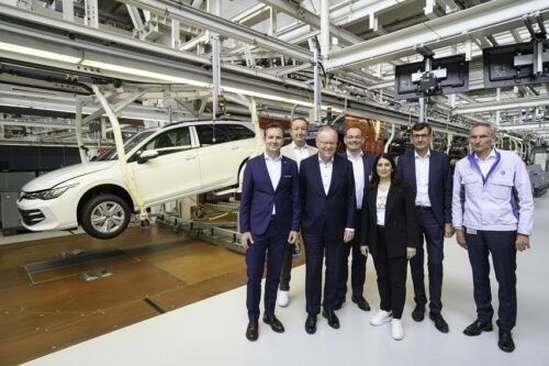 Volkswagen Wolfsburg facility celebrates 50 years of Golf production