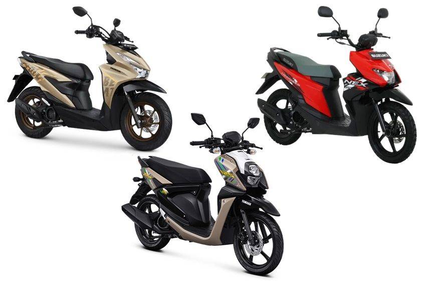 Pertarungan All New Honda Beat Street vs Suzuki Nex Crossover vs Yamaha X-Ride, Siapa Terbaik?