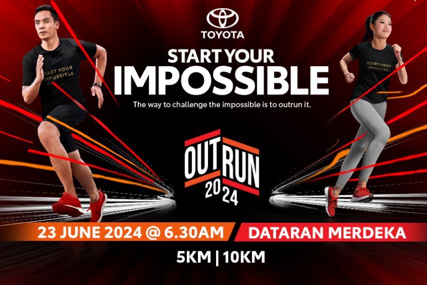 Toyota Start Your Impossible Outrun 2024