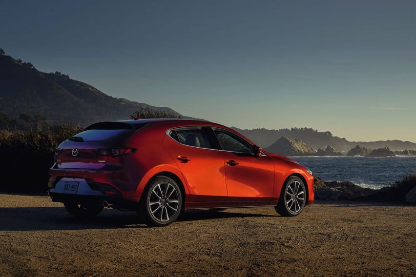  Mazda 3 hatchback rear