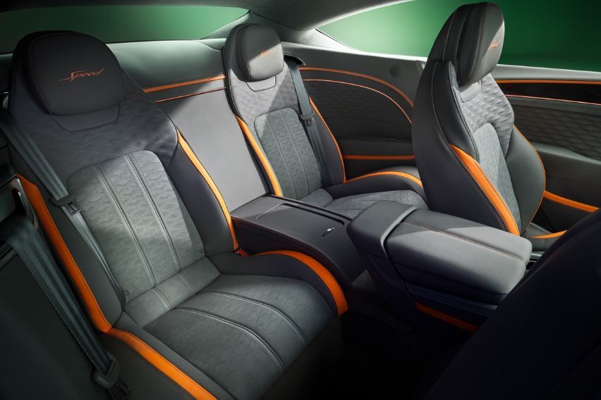 Bentley Continental GT Speed rear cabin
