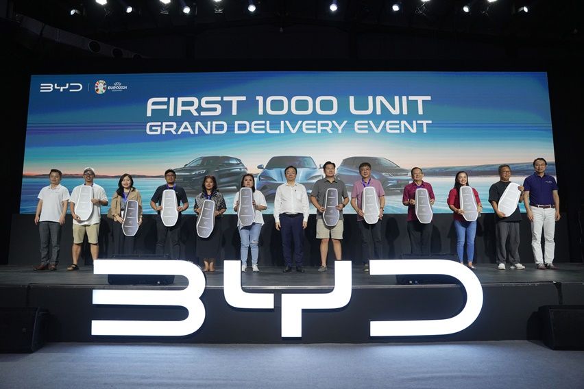 BYD handover ceremony
