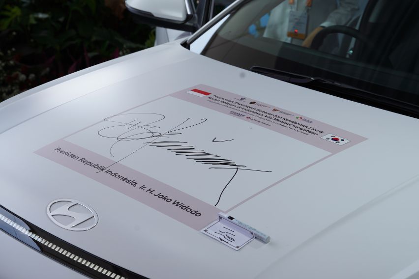 Peresmian pabrik PT Hyundai LG Indonesia