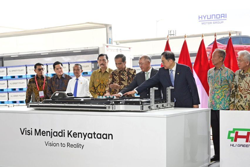 Peresmian pabrik PT Hyundai LG Indonesia