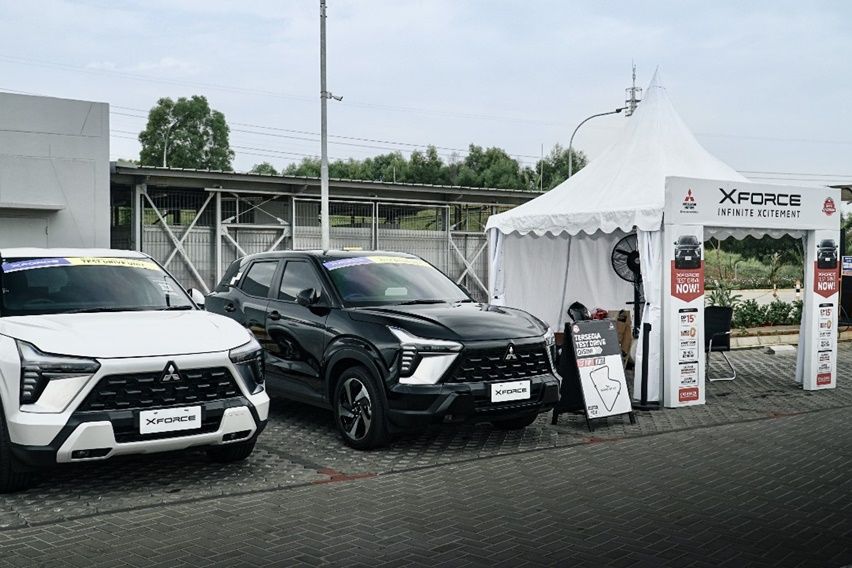 Mitsubishi XForce di The Grand Outlet Karawang