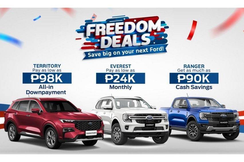 Ford PH welcomes H2 2024 with 'Freedom Deals'