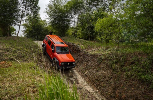 Tank 300 hill descent