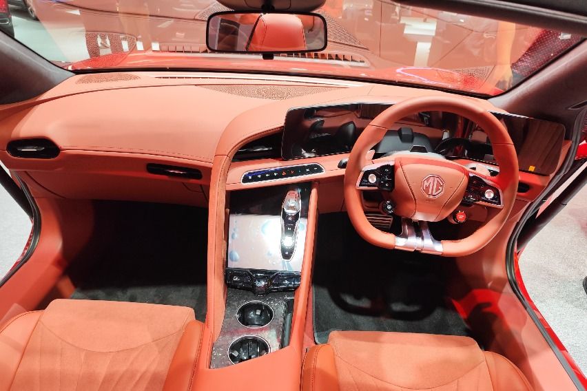 MG Cyberster interior