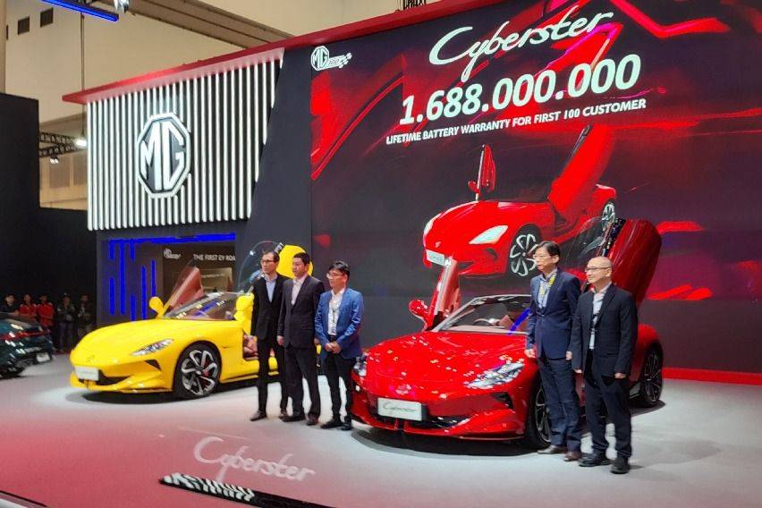 Roadster Listrik MG Cyberster Meluncur di GIIAS 2024