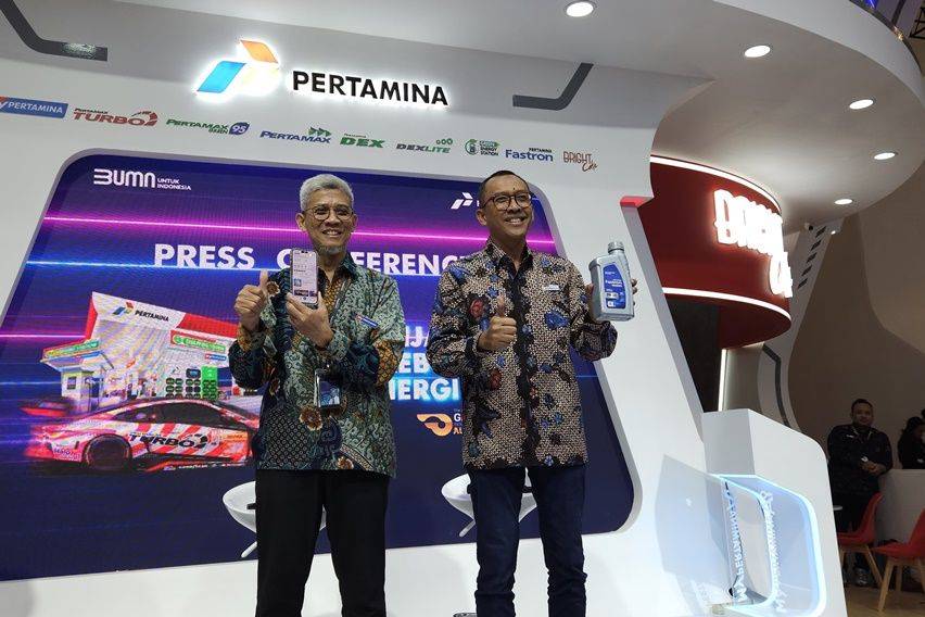 Pertamina Lubricants Pamer Pelumas Fastron Lamborghini Squadra Corse di GIIAS 2024