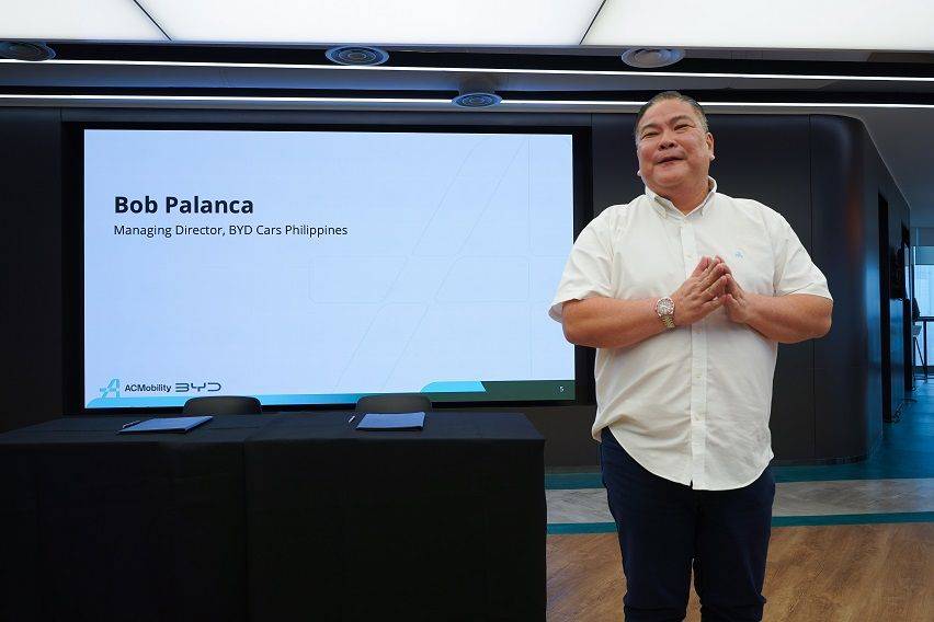 BYD Cars Philippines Managing Director Bob Palanca
