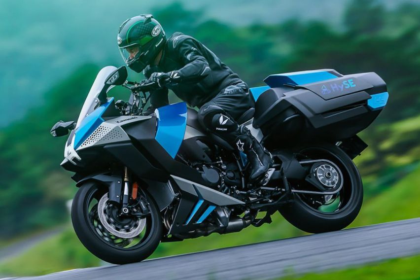 Kawasaki hydrogen-powered motorcycle