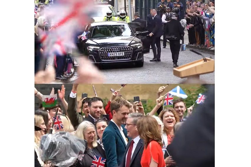 Prime Minister Keir Starmer Audi A8 L Security