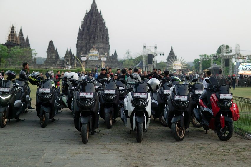 Candi Prambanan Jadi Lokasi Pertama Rangkaian Maxi Yamaha Day 2024