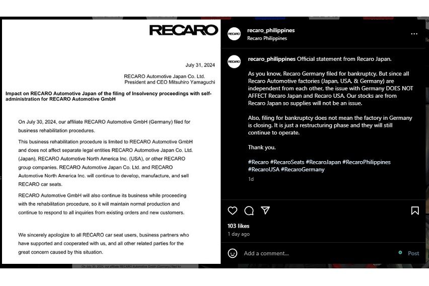 Recaro Philippines