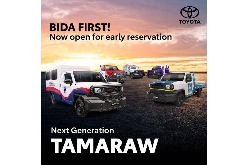 Toyota Motor PH starts accepting next-gen Tamaraw pre-orders