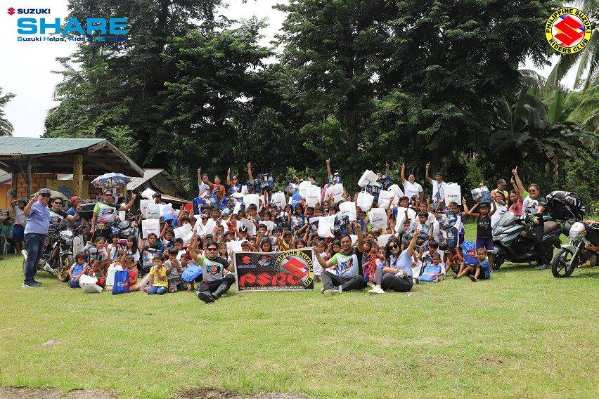 Suzuki PH, rider groups go on charity tours