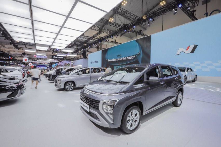 Raih 3.606 SPK di GIIAS 2024, Hyundai Andalkan Stargazer dan Kona EV