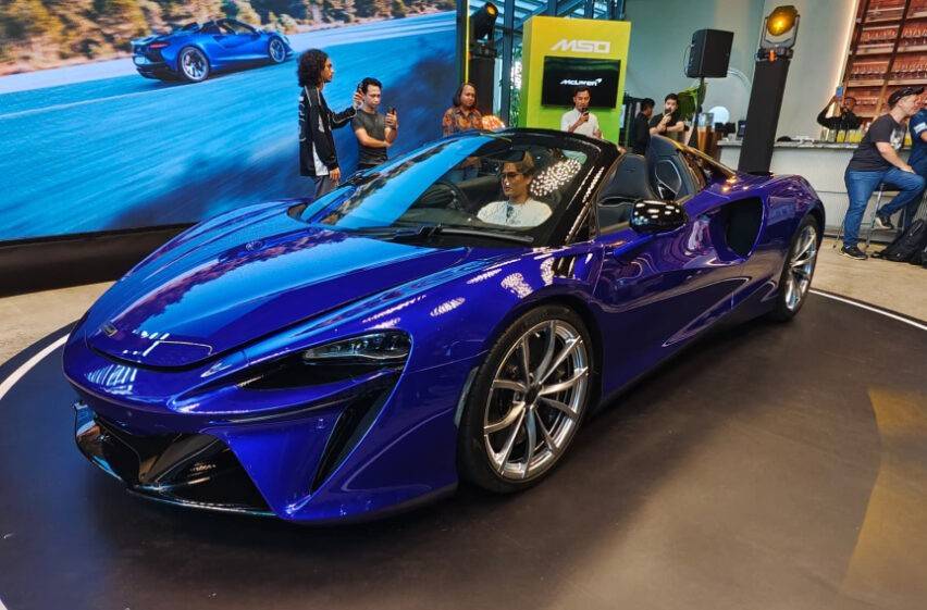 McLaren Artura Spider launched in Malaysia - RM3.4mil open-top, 3.0-litre V6 hybrid with 690hp and 720Nm