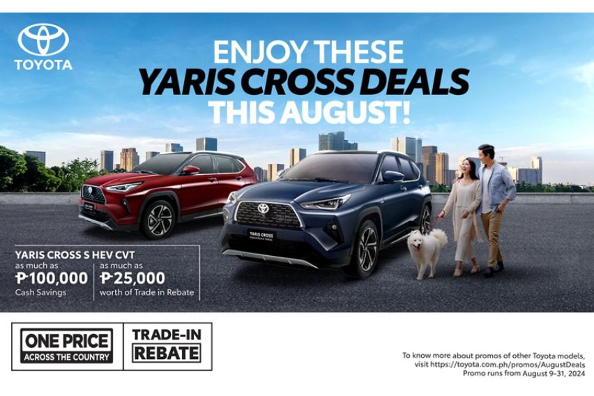 Toyota Yaris Cross Aug. promo