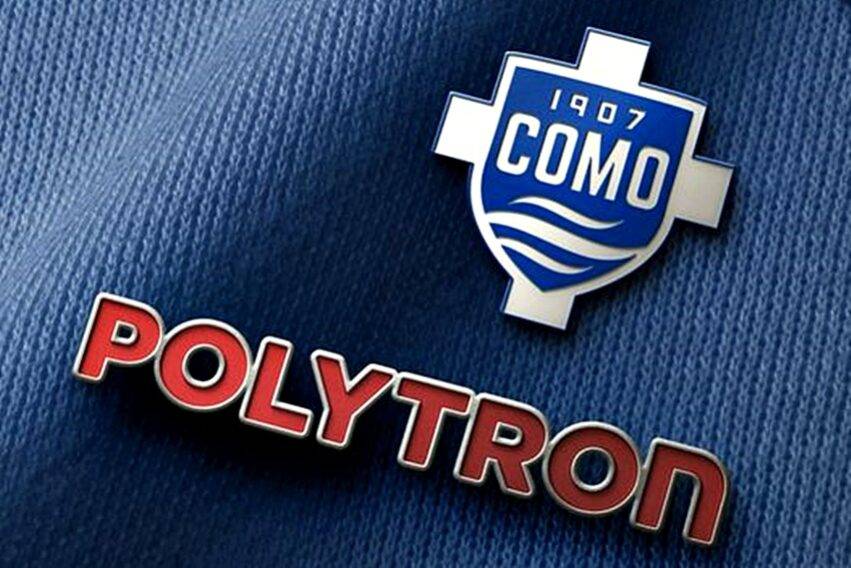 Polytron Sponsori Klub Sepak Bola Italia Como 1907 di Serie A