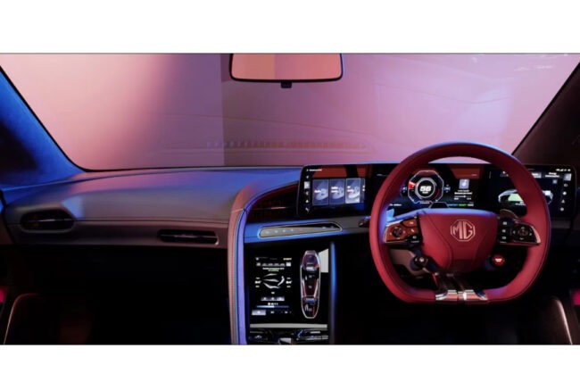 MG Cyberster interior Malaysia