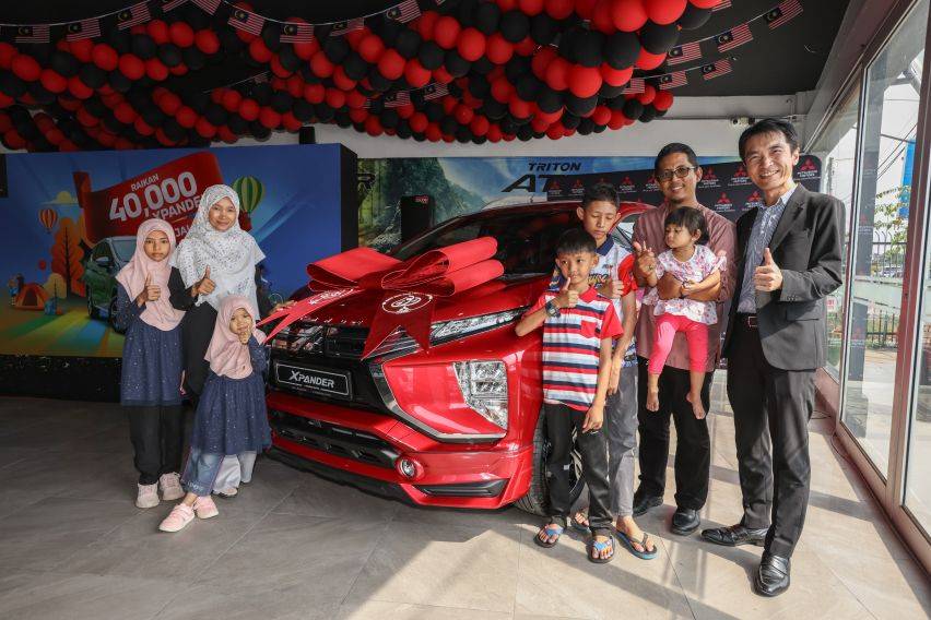 40,000th Mitsubishi Xpander delivered to lucky owner with special travel voucher