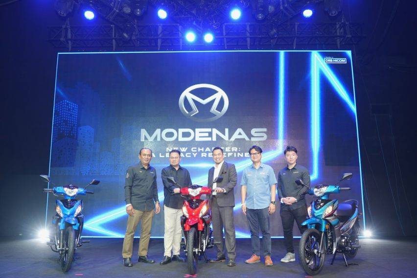 Modenas launches new logo and brand identity; unveils new Kriss 110 moped