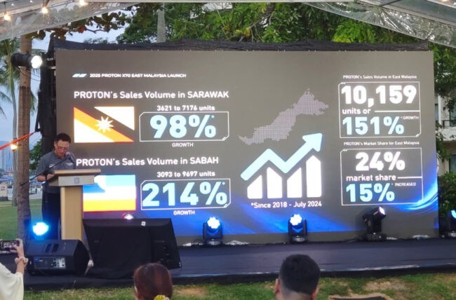 Proton X70 facelift test drive 2024