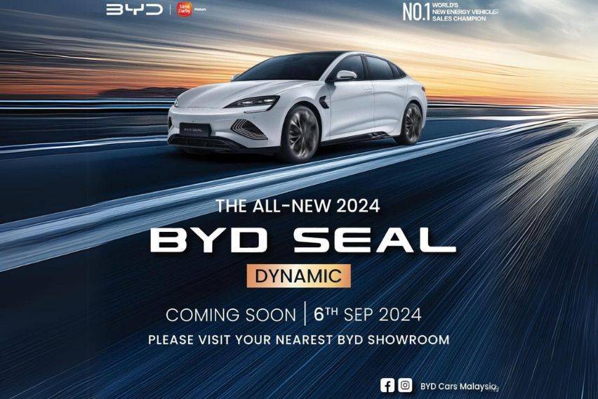 New BYD Seal Dynamic launching in Malaysia on Sep 6