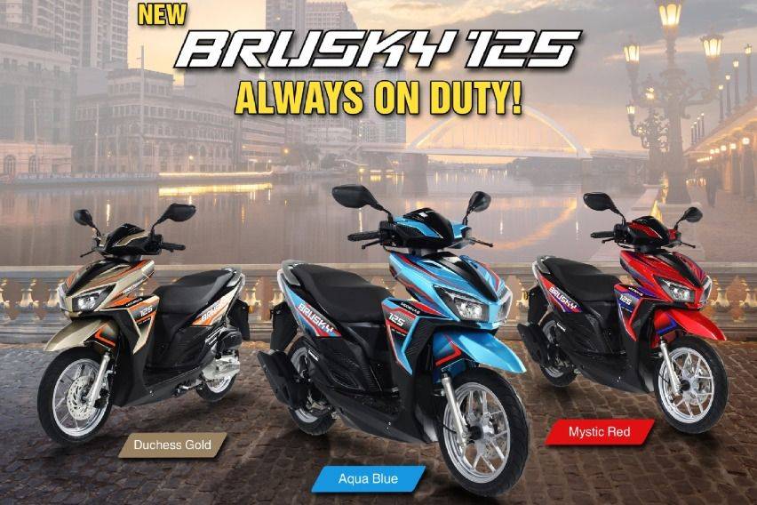 Mirip Honda Vario, Kawasaki Rilis Skuter Matik Brusky 125 Seharga Rp20 Jutaan