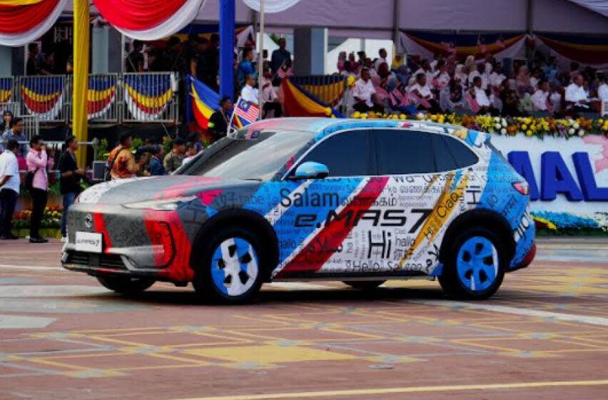 Proton e.MAS 7 debuts at Merdeka Parade: Malaysia’s first electric vehicle takes the spotlight