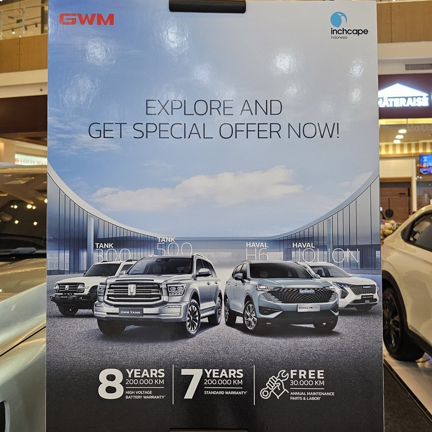 GWM Tank 500 HEV Gandaria City Mall