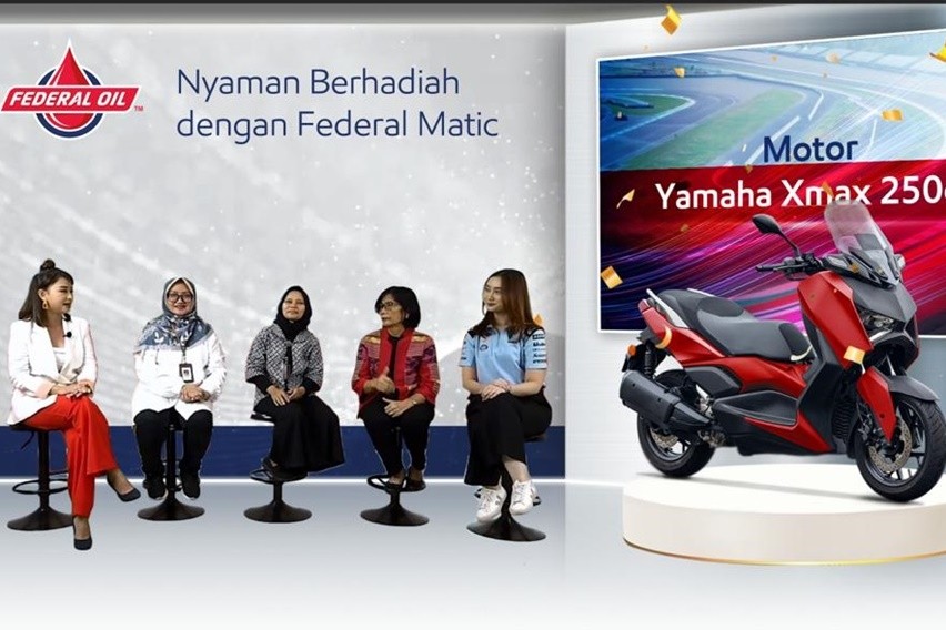 Pemenang undian motor dari Federal Oil