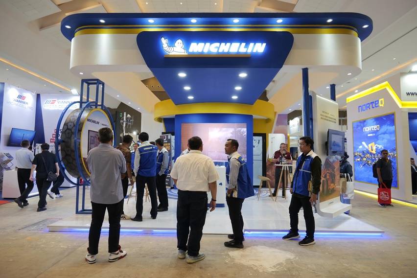 Michelin Pamerkan Teknologi Inovatif di Jakarta International Mining Expo 2024