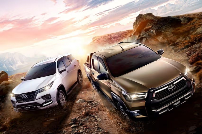 Toyota Hilux and Fortuner