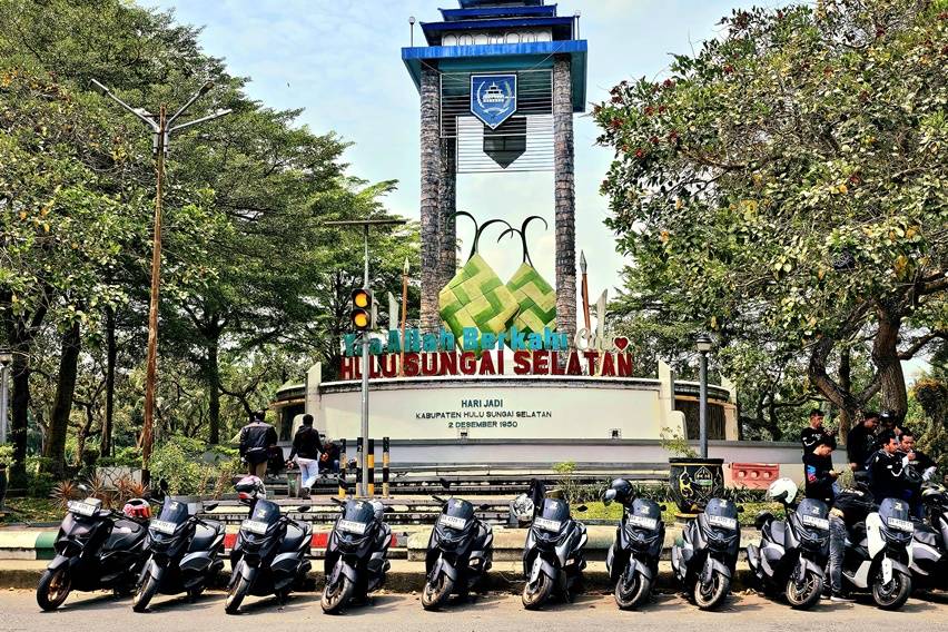 Nmax Tour Boemi Nusantara Etape 10: Peserta Dimanjakan Keindahan Alam dan Kuliner Kalimantan Selatan