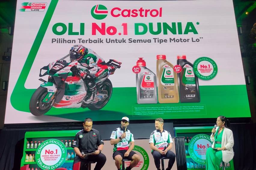 Castrol Kampanyekan Oli Nomor Satu di Dunia, Disaksikan Pembalap MotoGP