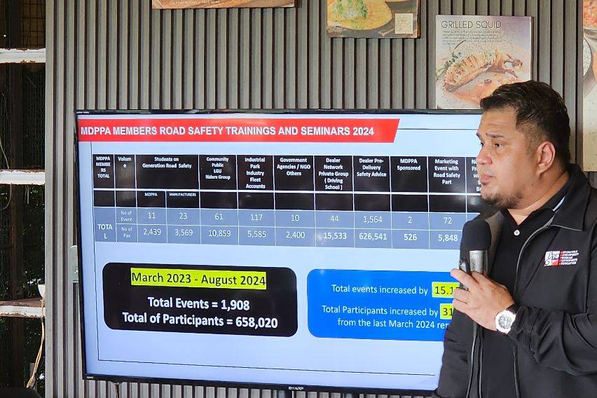 MDPPA Road Safety Committee Chairman Michael John Lopez