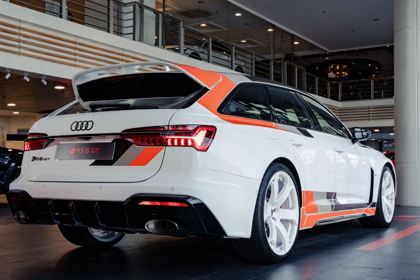 Audi RS 6 Avant GT from the rear