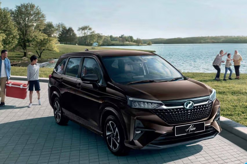 Perodua Alza front profile