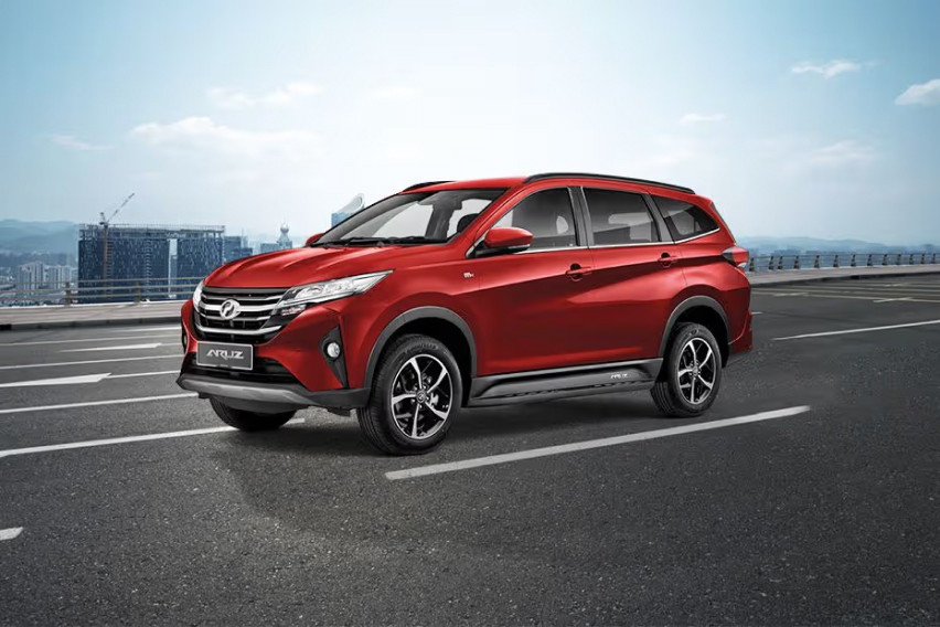 Perodua Aruz front profile