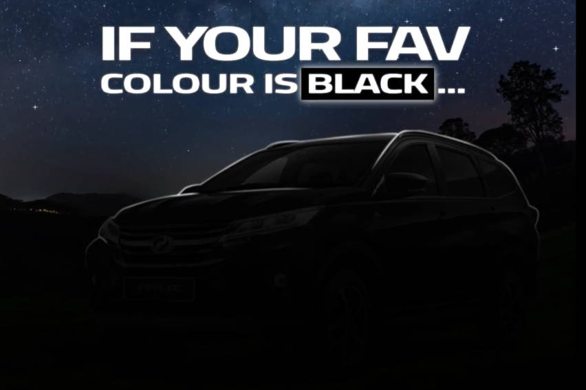 Perodua’s new black SUV coming soon: Is It Aruz Black edition?