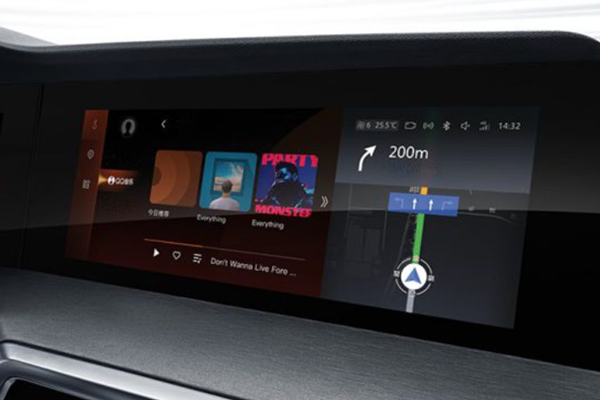 Changan CS35 Plus touchscreen