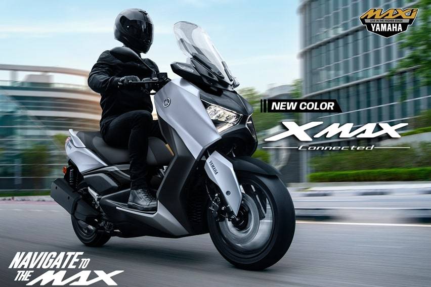 Yamaha Rilis Warna dan Grafis Baru Xmax Connected