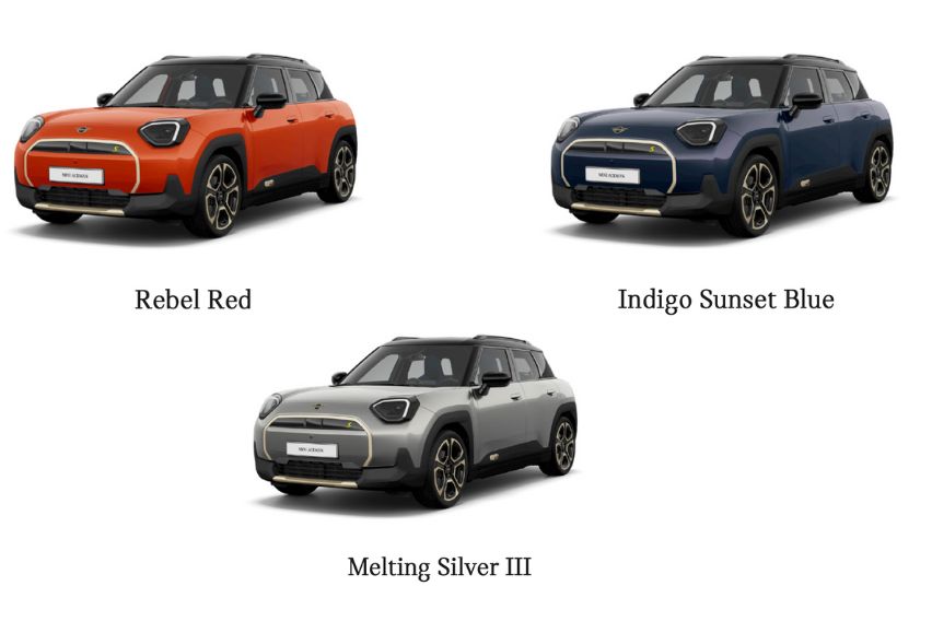 Mini Aceman colour options