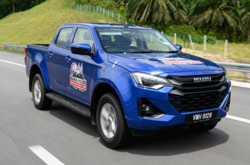 Isuzu D-Max sets new record: 2,000km driven on a single tank of fuel