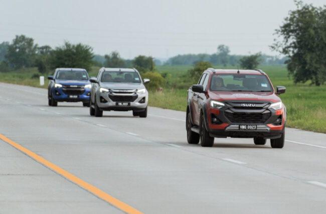 Isuzu D-Max convoy Dura-Miles Challenge