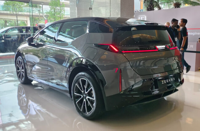 Zeekr X rear view Malaysia