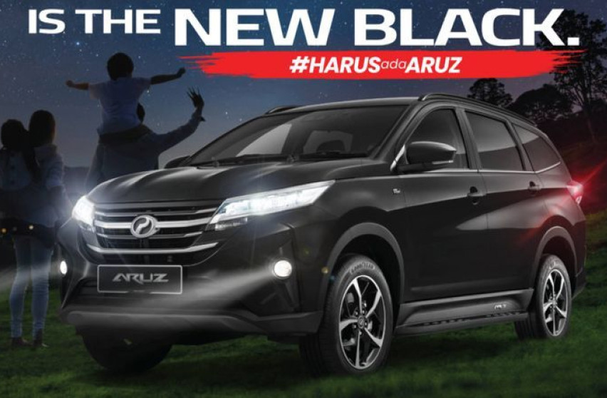 Perodua Aruz Elegant Black edition introduced